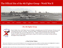 Tablet Screenshot of 4thfightergroupassociation.org